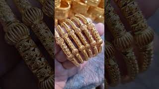 New latest gold plated bangles design likeshare subscribe 👌923345409137 [upl. by Katherina]