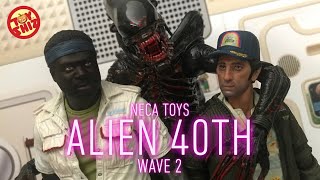 🎃 NECA Toys ALIEN 40th Anniversary WAVE 2 [upl. by Aitahs911]