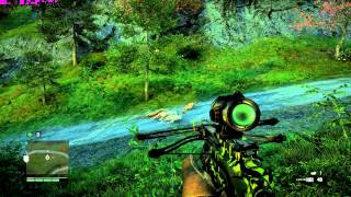 Far Cry 4  Easy Snow Leopard Hunting [upl. by Pernas150]