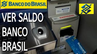 Como retirar saldo e extrato no caixa eletrônico banco do Brasil [upl. by Cheatham252]