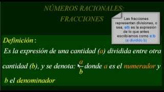 Fracciones propias impropias e irreducibles parte 1 [upl. by Bartley]