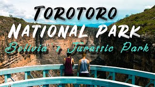 Travel Video Toro Toro National Park Bolivia  Dinosaur Footprints Canyon El Vergel Waterfall [upl. by Aseretairam]