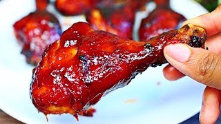 Air Fryer Barbecue Chicken Recipe  Easy Barbecue bbq Chicken [upl. by Nat]