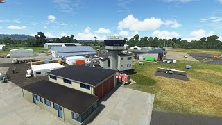 MSFS Fly around Gisborne Airport after Upgrade [upl. by Valera]