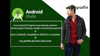 Program type already present androidsupportdesignwidgetCoordinatorLayout1 [upl. by Htebi]