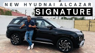 New Hyundai Alcazar Signature Walkaround  In English  Auto Quest [upl. by Treblihp]