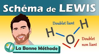 Schéma de LEWIS  ✅ méthodologie doublet liant et non liant  Physique  Chimie  Lycée [upl. by Bashuk]