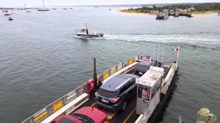 Three car ferry from Edgartown to Chappaquiddick [upl. by Dedra]