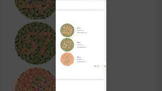 COLOUR BLINDNESS TEST PLATES [upl. by Nela749]