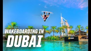 JB ONEILL WAKEBOARDING IN DUBAI [upl. by Eilram]