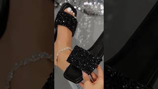 Rhinestone Charming Flat Sandals shoes fashion style [upl. by Allemahs515]