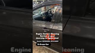 S cross car engine carbon cleaning service at doorstep in Hyderabad Boost your car’s performance [upl. by Filia]