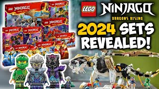 NINJAGO 2024 Sets REVEALED 😲 New Mechs Villains Dragon amp More [upl. by Josephina61]