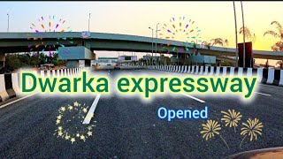 DWARKA EXPRESSWAY OPENED FOR PUBLICCROSSED BORDER FIRST TIMR dwarkaexpressway MrRover16 [upl. by Dehsar522]