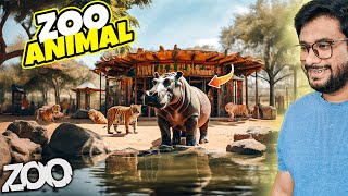 I OPENED A New TRENDING Business With NO MONEY😥  ZOO SIMULATOR [upl. by Codie]