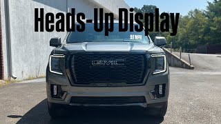 How to Operate Your HeadsUp Display on Your GMC Yukon [upl. by Outlaw]