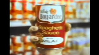 Chef Boyardee Spaghetti Sauce Commercial 1976 [upl. by Teferi886]