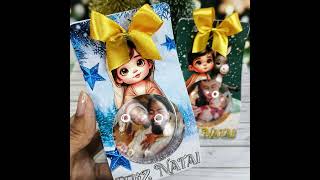 KIT CRISTÃ PAPELARIA MIMOS NATAL PAPAI DO CEU – N [upl. by Aisined138]