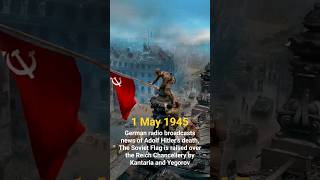 The Soviet Flag is raised over The Reichstag arcanetimewalks history historyfact история wow [upl. by Mairhpe]