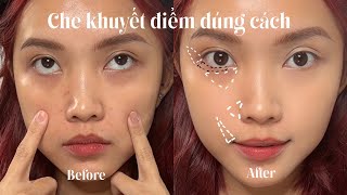 BẠN ĐÃ SỬ DỤNG KEM CHE KHUYẾT ĐIỂM ĐÚNG CÁCH CHƯA   BELLA TRƯƠNG [upl. by Maidy]