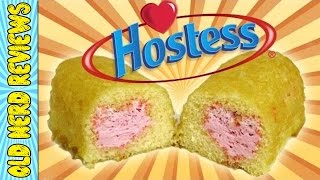 Hostess Strawberry Creme Twinkies REVIEW [upl. by Edee]