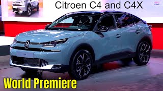 2025 Citroen C4 and C4X World Premiere Paris Motor Show [upl. by Fayola294]