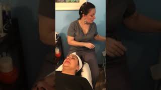 Diamond tip microdermabrasion training part 1 [upl. by Helbona910]