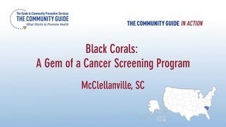 Black Corals Cancer Education [upl. by Attalanta462]