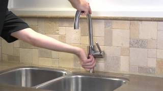 Installing a Pfister 1Handle Kitchen Faucet  Solo Collection [upl. by Nalek447]