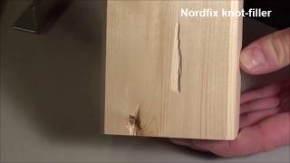 Knot filler  wood repairing [upl. by Glaser406]