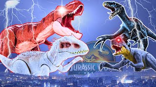 HUGE Roar Dinosaur Collection Pentaceratops Spinosaurus Iguanodon Indominus Rex  Jurassic World [upl. by Shirl619]