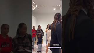 Selena Elissia Rivera and Jay Rivera s fetty wap in the museum walking and talking xx77 [upl. by Vitia]