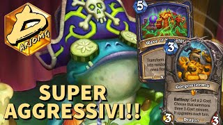 Il mazzo piu AGGRO della nuova espansione EVOLVE SHAMAN HEARTHSTONE ITA [upl. by Aliak]