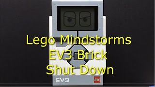 Lego Mindstorms EV3 Shut Down [upl. by Llerrem]