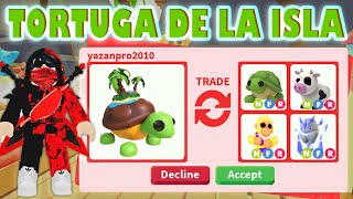 TRADING NEW ISLAND TURTLE tortuga de la isla 🐢IN NEW ADOPT ME SUMMER FEST UPDATE WEEK 2 ROBLOX [upl. by Wagshul]