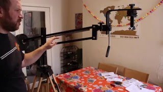 Universal Astronomics Unimount parallelogram mount for binoculars and Oberwerk Tall Tripod Review [upl. by Anairad]