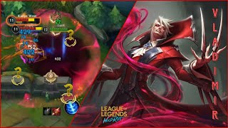 Vladimir Wild Rift 💥CURAS OP Y LATE GAME💥ZACK [upl. by Otis]