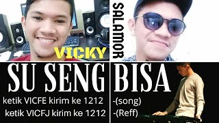 SU SENG BISA  VICKY SALAMOR  OFFICIAL MUSIC VIDEO [upl. by Lleraj274]