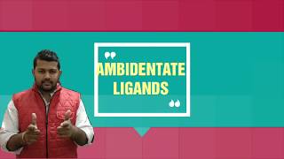 AMBIDENTATE LIGANDS [upl. by Irem]