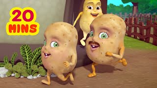 Aloo Kachaloo Ho Jaata Bore and much more  Hindi Rhymes for Children  Infobells [upl. by Ymrots482]