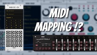 VCV Rack MIDI Map MIDI Learn amp MIDI to CV Tutorial [upl. by Coussoule]