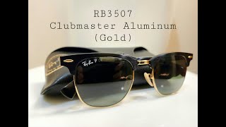 Ray Ban RB3507 Clubmaster Aluminum Unboxing and Comparison [upl. by Fredric]