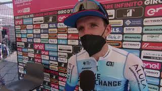 Simon Yates  Interview at the finish  Stage 14  Giro dItalia 2022 [upl. by Waxler731]