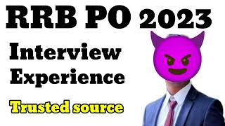 RRB PO interview Experience 2023  how to prepare for an interview for 2024  all questions [upl. by Uot]