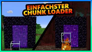 Minecraft Chunk Loader bauen  Extrem einfach und günstig  Minecraft 121  122 [upl. by Aihsenet170]