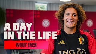 A day in the life with Wout Faes  REDDEVILS  EURO2024 [upl. by Illoh392]