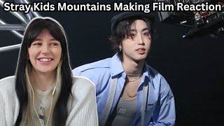 Stray Kids quotMOUNTAINSquot Video MAKING FILM REACTION [upl. by Eikcor]