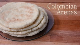 Vegan Colombian Arepas  Recipe [upl. by Elletse]