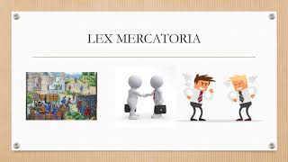 LEX MERCATORIA 1 [upl. by Aneger27]