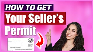 How to Get Your Seller’s Permit EASY Free Walkthrough 2023 [upl. by Enilrad]